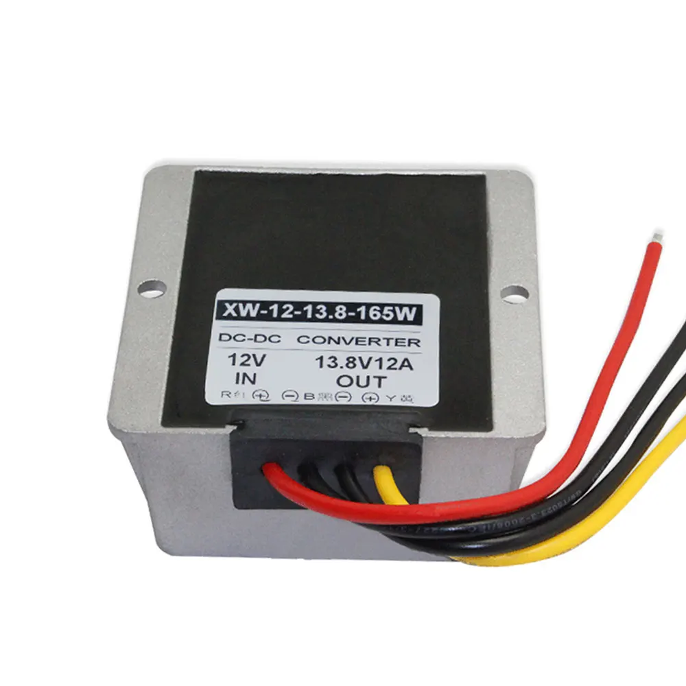 XINWEI DC 12 V To DC 13,8 V 12A 165 W повышающий усилитель мощности конвертер алюминиевый водонепроницаемый IP67 CE сертифицированный и ударопрочный дизайн