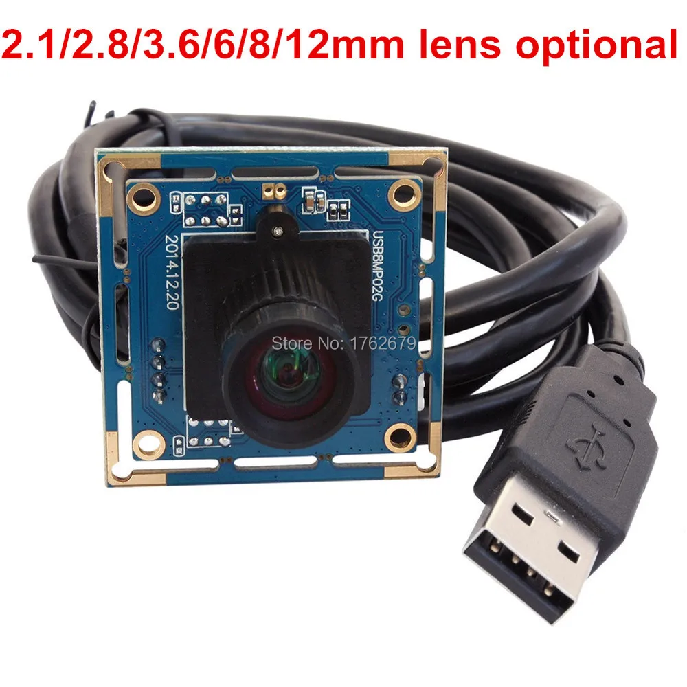 

ELP 6mm lens MJPEG 15fps 8 Megapixel 3264X2448 HD usb with camera SONY IMX179 Sensor CMOS usb microscope camera