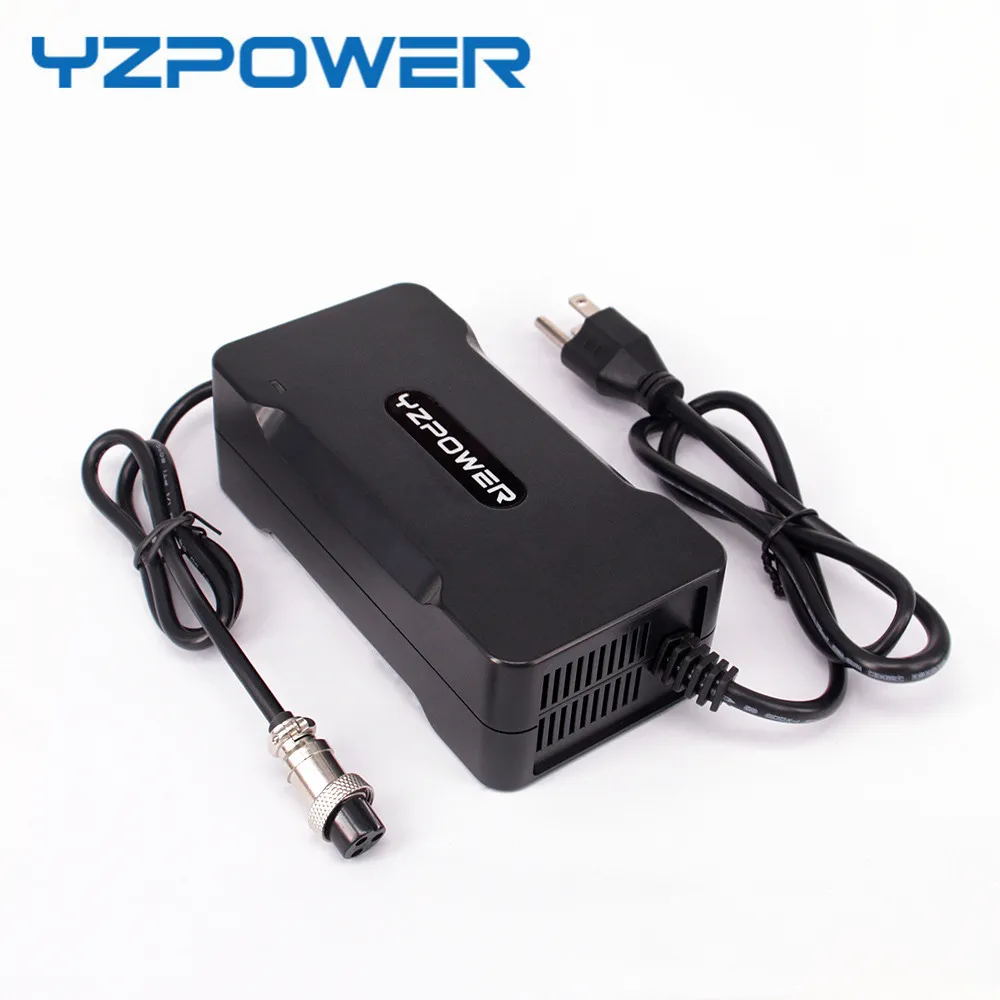 YZPOWER 58V свинцово-Кислотное зарядное устройство для 48V 5-9Ah 2A 2.5A 3A свинцово-кислотная