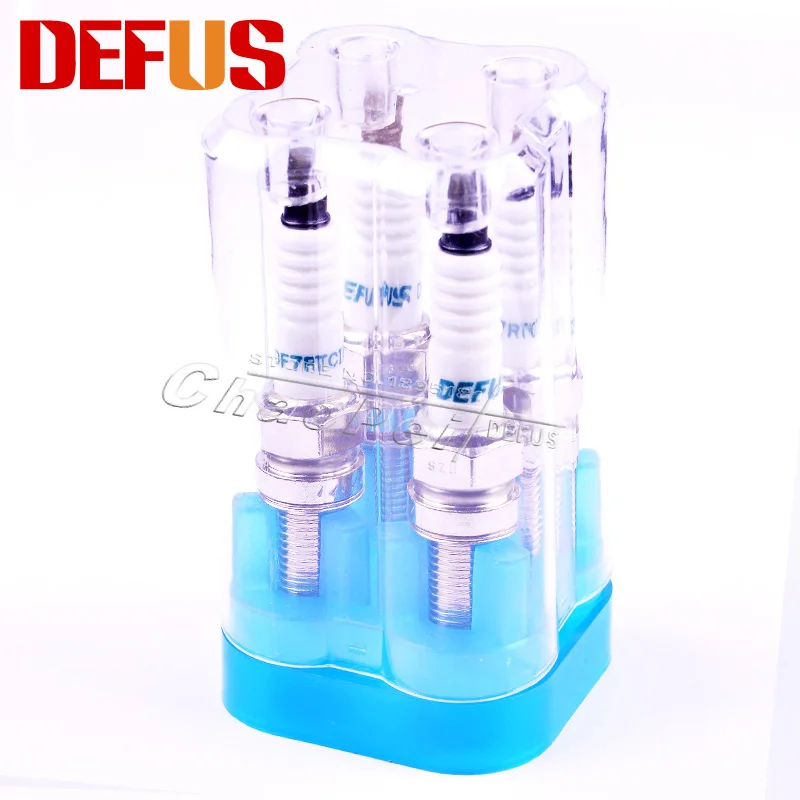 DEFUS NEW Spark Plugs For Suzuki 1.0L VOIS Chevy 1.2L Buick VVTI IKR7A DF7RTCI Replacement 09482-00525 Car Accessory Candle Kits DEFUS NEW Spark Plugs For Suzuki 1.0L VOIS Chevy 1.2L Buick VVTI IKR7A DF7RTCI Replacement 09482-00525 Car Accessory Candle Kits