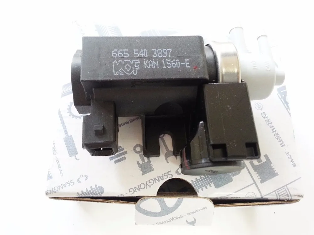 

OEM 6655403897 Intake control valve turbine solenoid valve Vacuum Modulator for D20 D27 Ssangyong Actyon (Sports) Rexton 06+