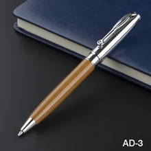 1 шт. Высококачественная шариковая ручка металл Materiall шариковые ручки для школы офисные пишущие точки 0,7 мм цвета чернил черный