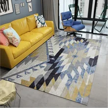 Современный простой абстрактный ковер, гостиная, спальня, Нескользящие коврики, диван, кофейная скатерти, ковер для учебы