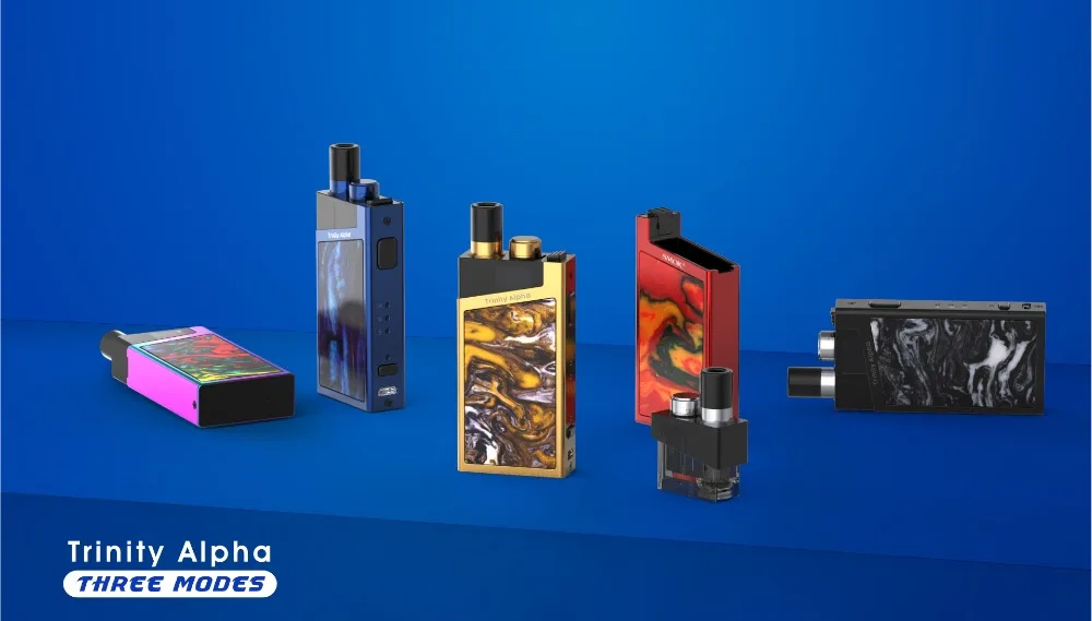 SMOK Trinity Alpha Pod Vape комплект 1000 мАч 2,8 мл Pod системный картридж Nord Mesh MTL катушка электронная сигарета испаритель