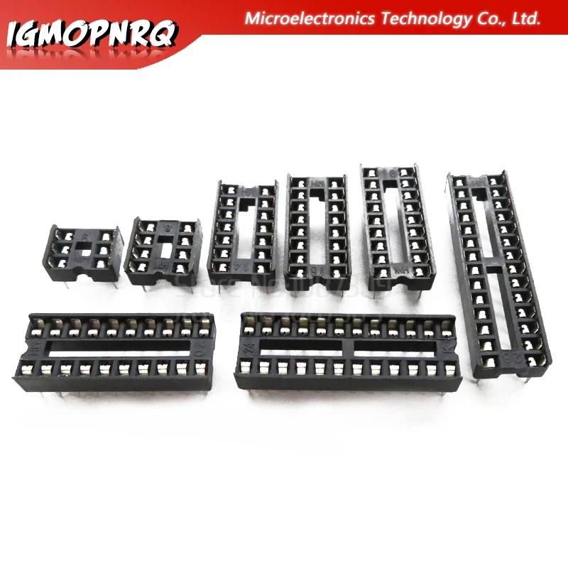 66 шт. DIP IC розетки адаптер припой тип розетки комплект 6,8,14,16,18,20,24,28 контактов Новый (art.: 7acd0e423) - 7acd0e423