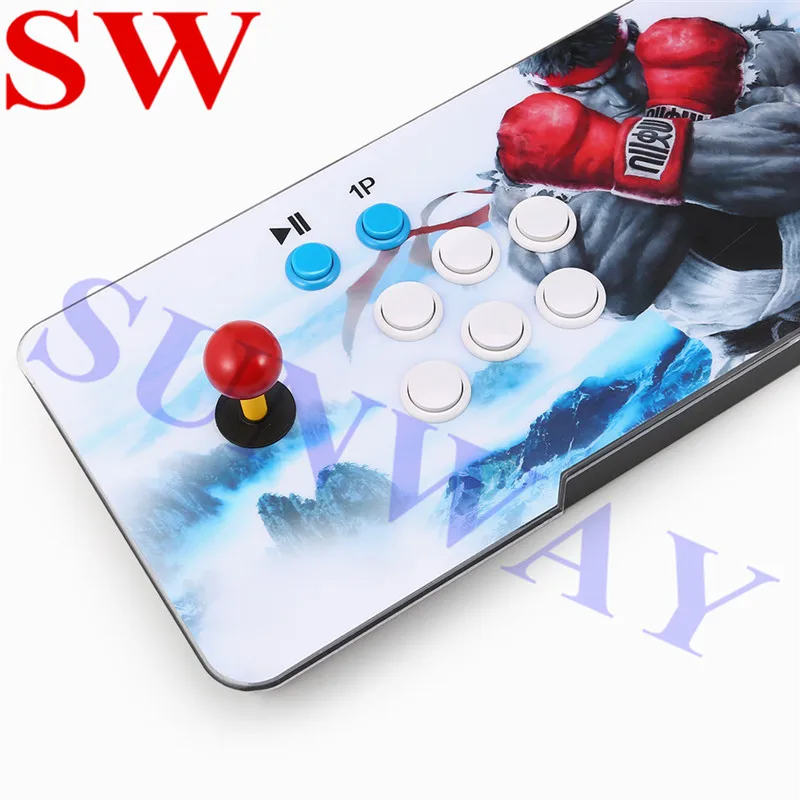  1300 in 1 Mulit PCB Board Video Spiel Arcade Konsole Kampf Maschine Doppel Joystick Box 6 EU Stecke