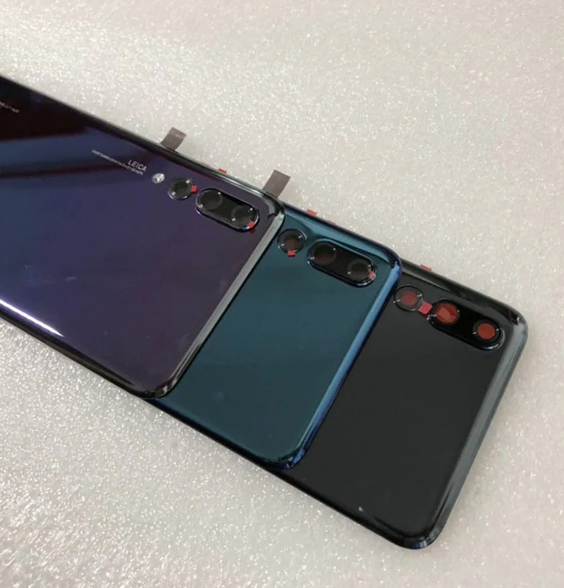 Оригинальное стекло для huawei P20 PRO p20 lite p20 Задняя крышка батареи задняя дверь Корпус чехол стеклянная панель Замена+ объектив камеры