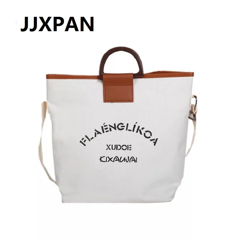 

Women Canvas Luxury Tote Large Capacity Female Casual Shoulder Bag 2019 Lady Daily Handbag Fresh Beach Shopping Bag