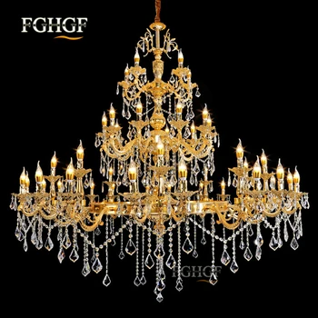 

Large Chandeliers Light Luxury Lustres Chandelier Lighting Fixtures Lamp Project luminaria Living Room Foyer Restaurant