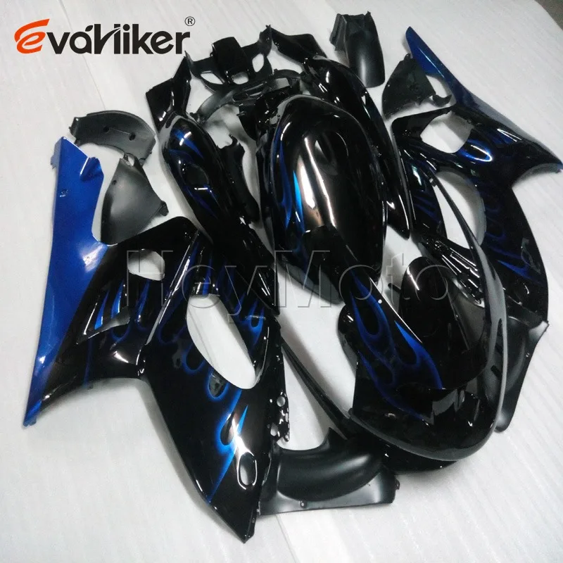 

ABS fairing for YZF600R 1997 1998 1999 2000 2001 2002 2003 2004 2005 2006 2007 blue flames motorcycle bodywork kit H3