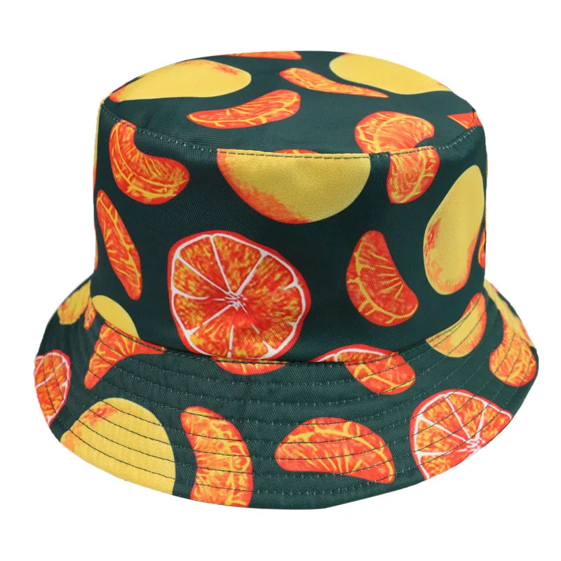 

Hats/Caps 2019 Fruit Pattern Bucket Hat Fruit Lovers Panama Man Women Pop Visor Sun Fisherman Hat Gorras