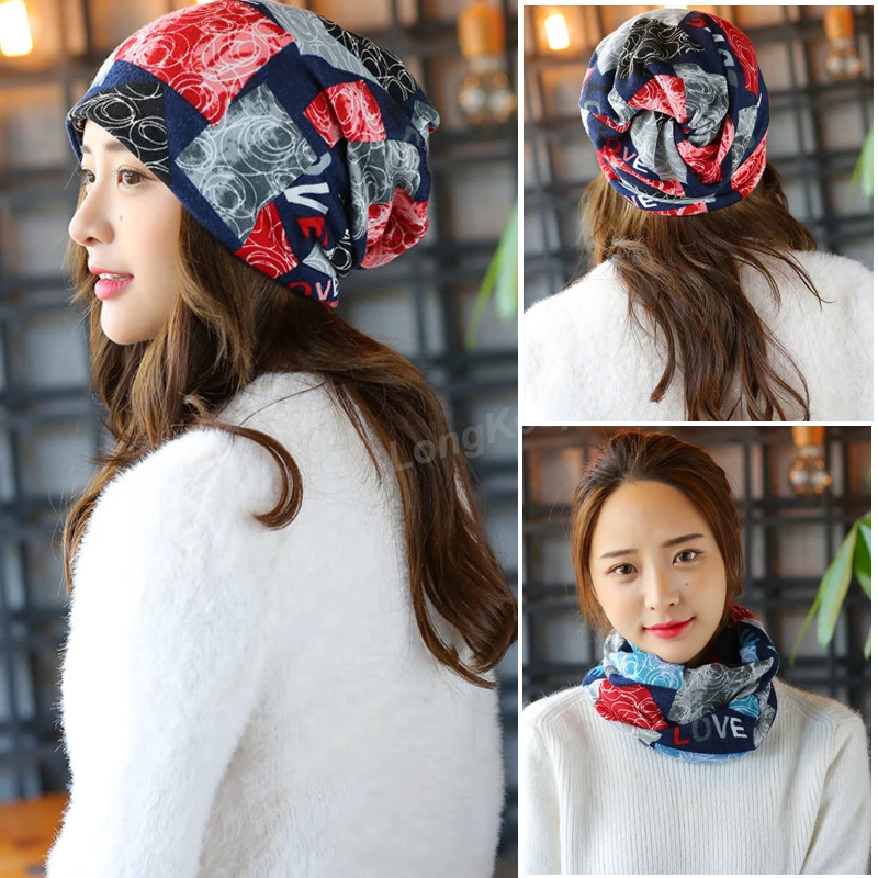 Женская трикотажная шапка шарф Long Keeper Теплая Шапка бини для девушек|beanies skullies|fashion