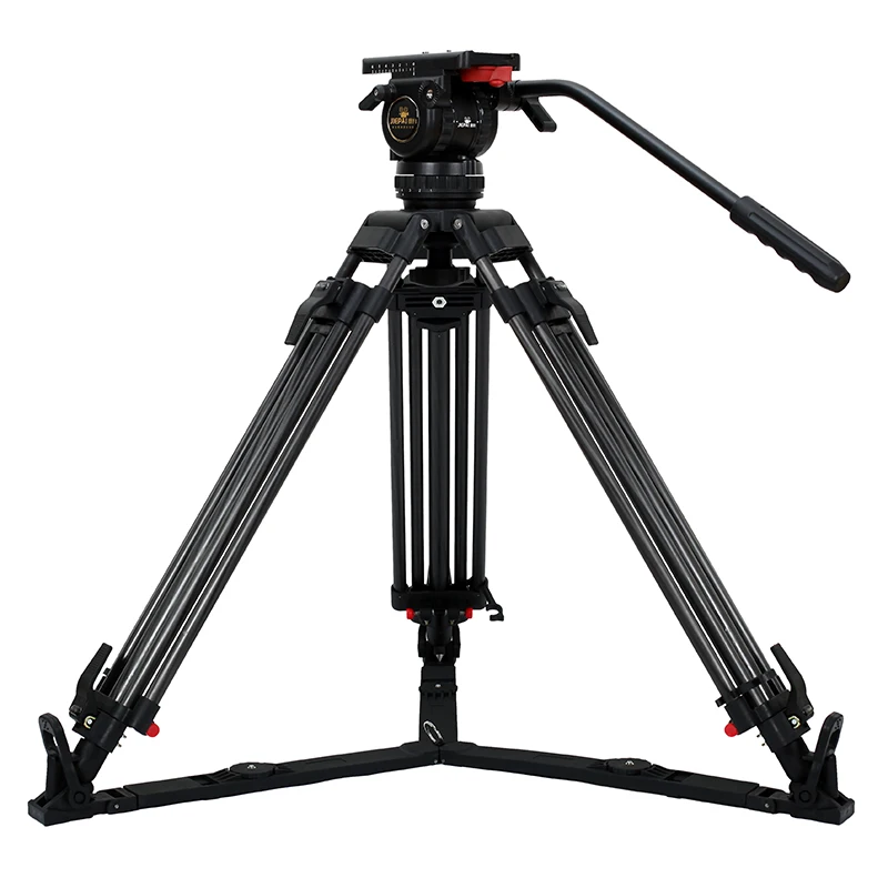 

V8L Aluminum legs 75mm Bowl Professional Video Camera Tripod with Fluid Drag Head Load 8KG