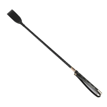 BDSM Bondage Restraints PU Leather Delicate Whips Fetish Horse Crop Whip Spanking Paddle Flogger Adult Flirt Sex Toys For Couple 4