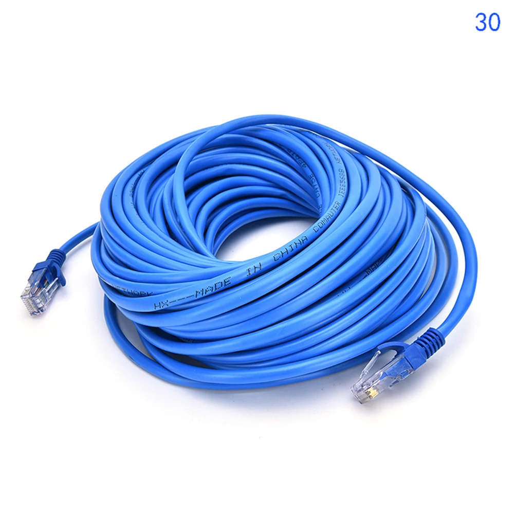 RJ45 Ethernet кабель 5 м 10 20 30 для Cat5e Cat5 Интернет сетевой патч LAN шнур ПК компьютера|cable