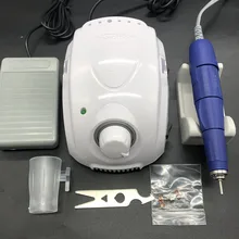 Сильный марафон 102л синяя ручка 35000 об/мин Электрическая дрель для ногтей сильный 210 микро мотор шлифовальный станок для ногтей Инструменты