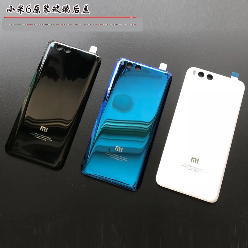 100% оригинал для XIAOMI MI 6 3D стеклянный задний корпус задняя крышка запасной Жесткий
