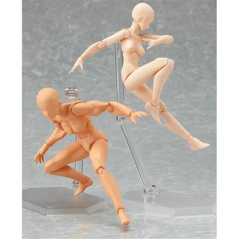 Модели Аниме Figma Archetype He She ПВХ экшн фигурки шарниры для человеческого тела мужчин