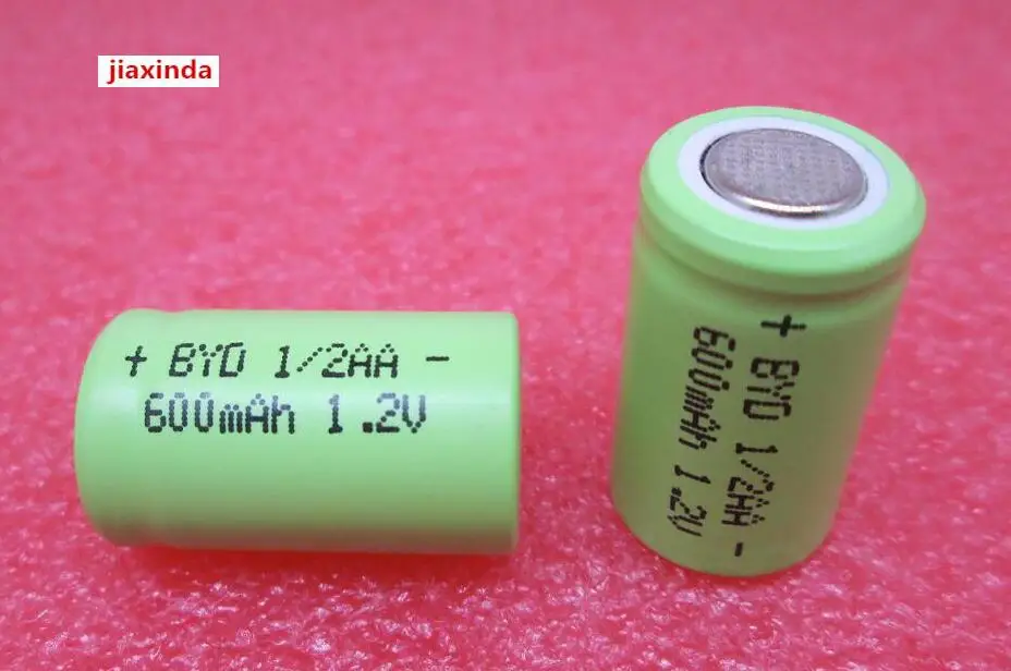 jiaxinda NEW battery 1/2AA 600mAh 1.2V Ni MH Rechargeable batteries 1