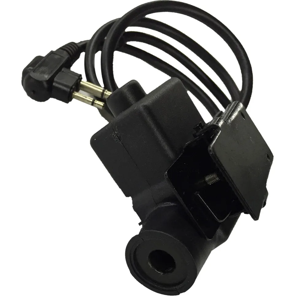 Waterproof PTT Cable 2pin Plug for Z Tactical Comtac II H50 MSA SORDIN H60 HD03 Noise Reduction Headset For Motorola 2 way radio (1)