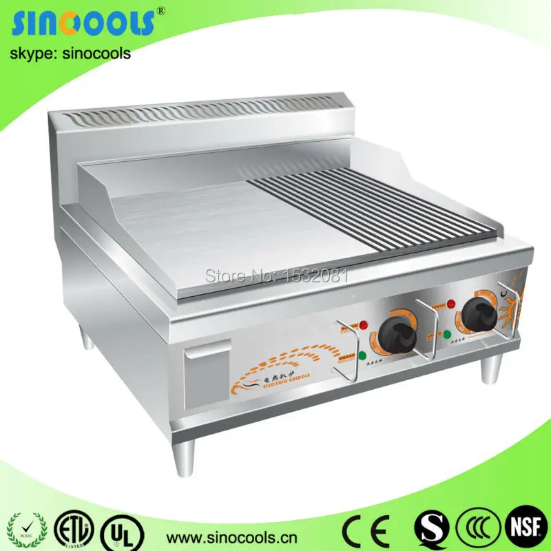 Stainless steel energy saving electric griddle with Electric