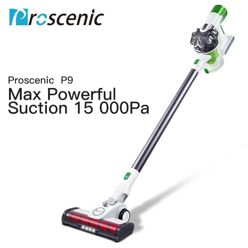 

Proscenic P9 High Power Vacuum Cleaner Led Light Portable Handheld Cordless Stick Vacuum 3 in 1