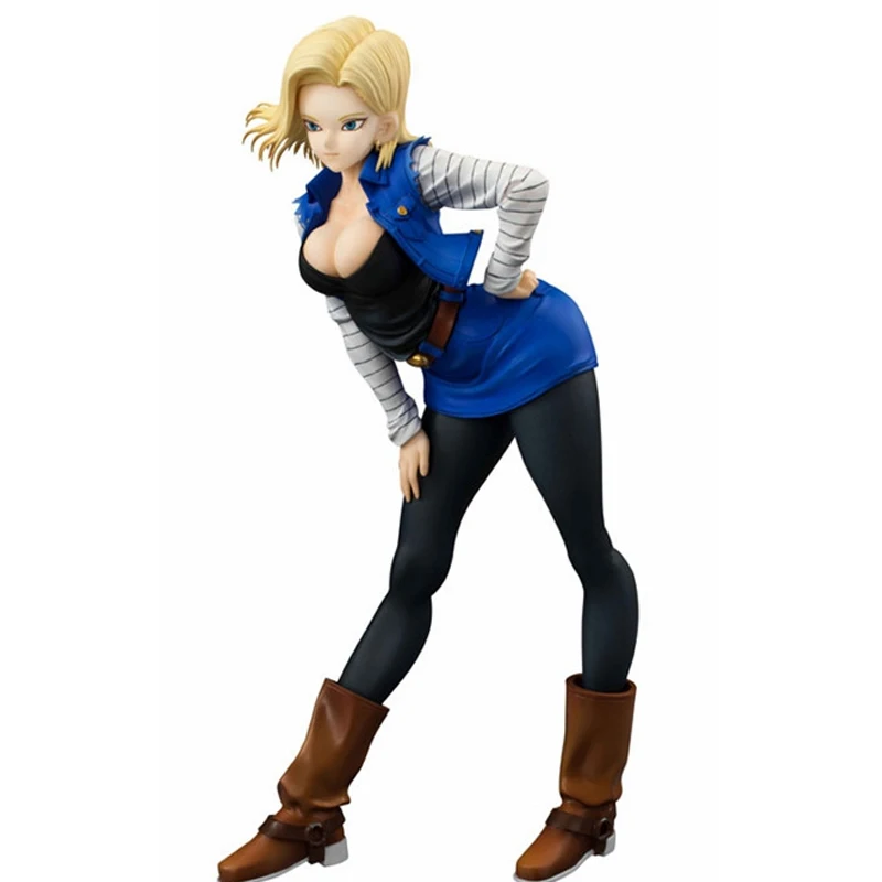 20cm Dragon Ball Z Figures  Android 18 Lazuli Sexy Anime PVC Action Figure New Collection Toys Collection for Christmas Gift (2)