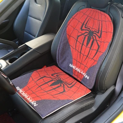 Подушка для сиденья автомобиля, ягодицы, спинка стула, подушки, авто Декор, протектор для Капитана Америки, Surperman, Человек-паук, подарки - Название цвета: for Spider man