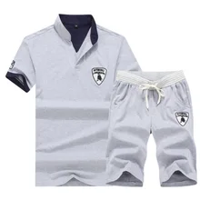 Спортивный костюм для мужчин, комплект из двух предметов, футболка с короткими рукавами, укороченный топ+ шорты, мужские спортивные костюмы, Новая повседневная спортивная одежда, хлопковая летняя одежда