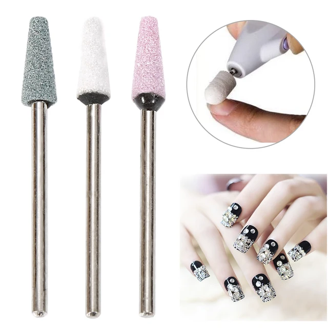 New Shank 2 34mm Grinding Head Nail Drill Bit Art Tools Callus New Shank 2 34mm Grinding Head Nail Drill Bit Art Tools Callus Electric Manicure Machine