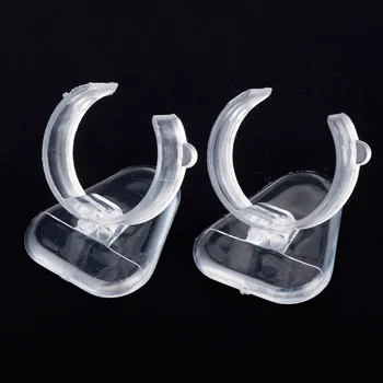 

5pcs Clear Transparent Ring Show Plastic Displays Stand Holder Jewelry Showcase Display Stand