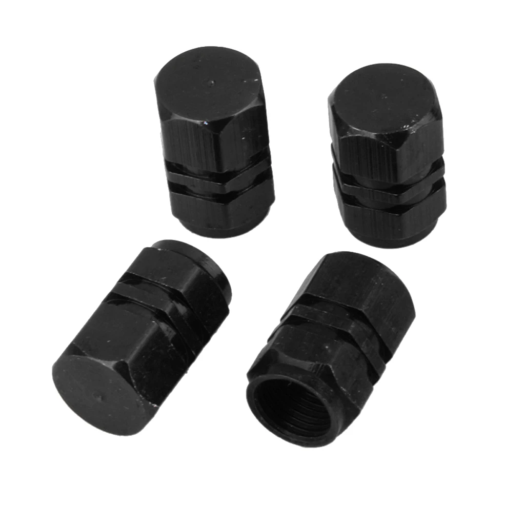 4Pcs Aluminum Tire Wheel Rims Air Valve Stem Caps Long Dust Proof Cover Replacement for Car Motorbike Trucks Bike Bicycle