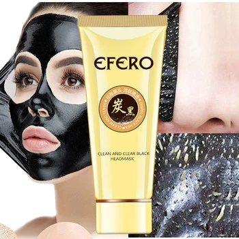 

EFERO Black Mask Face Care Blackhead Remover Nose Masks Face Mask Acne Treatment Peeling Blackmask Pore Strip Black Head Mask