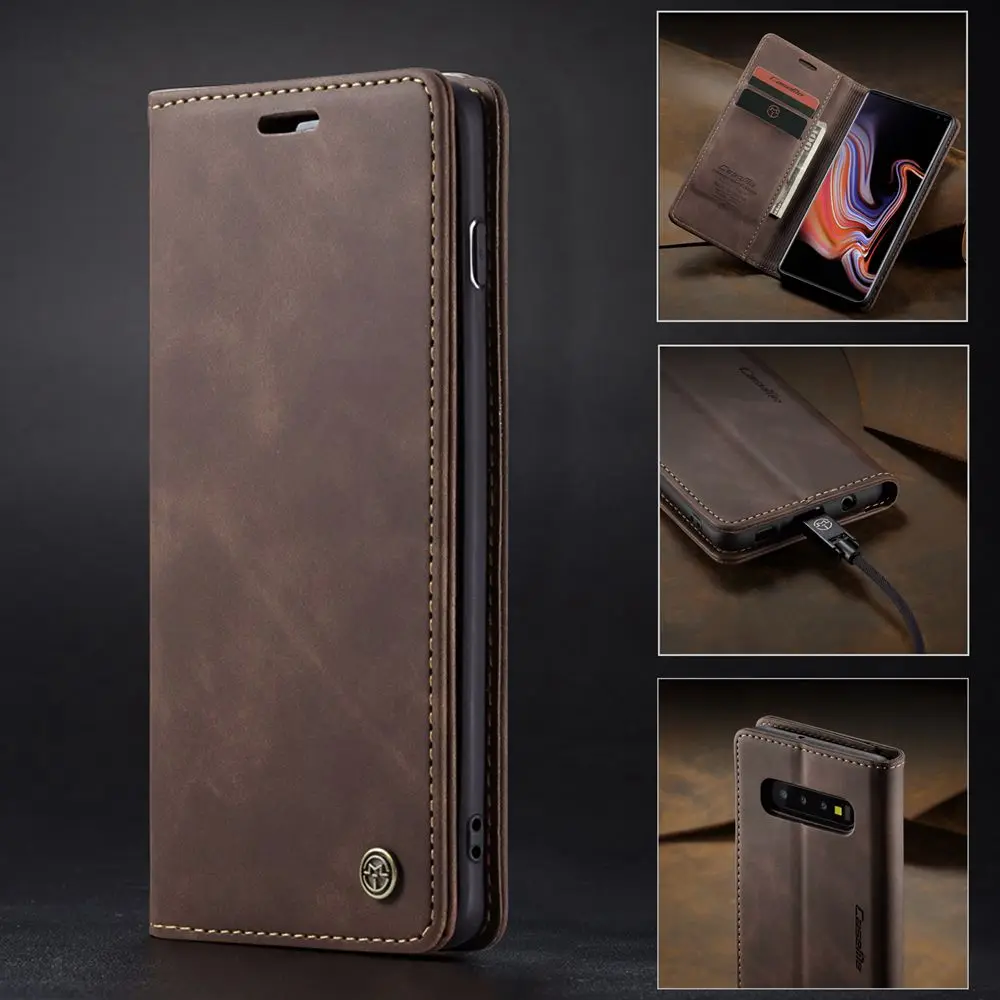 

Flip leather Case For Samsung Galaxy S10 Lite S10 Plus Cover Card Slots Kickstand wallet Phone Case For Galaxy S10e S10 shell