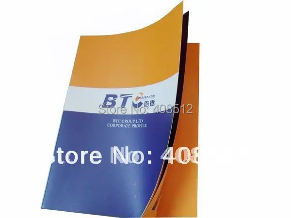 

A4 size 8 pages custom design full color catalogue printing