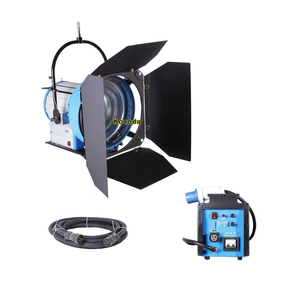Lumière Hmi M90 + Ballast Électronique 6/9k + Flycase Pour Studio De