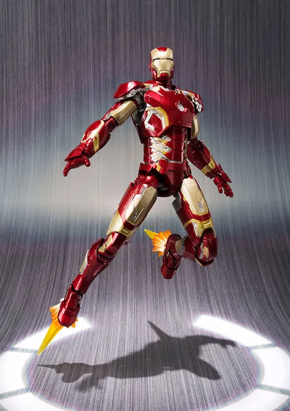 PrettyAngel-оригинальный бандай духов Tamashii NACES S. H. Figuarts SHF Avenger Age of Ultron iron man Mark 43 фигурка