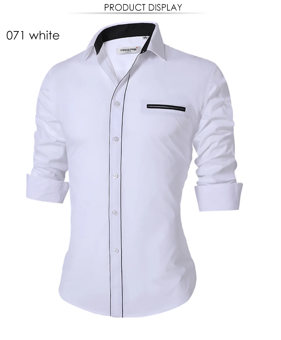 Бренд Новая повседневная рубашка мужская офисная рубашка мужская рубашка с длинным рукавом высокого качества мужские повседневные рубашки одежда Camisas