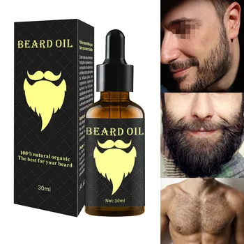 

Natural Accelerate Facial Hair Grow Beard Essential Oil Hair and Beard Growth Men Beard Grooming Products Men's Care Moustache