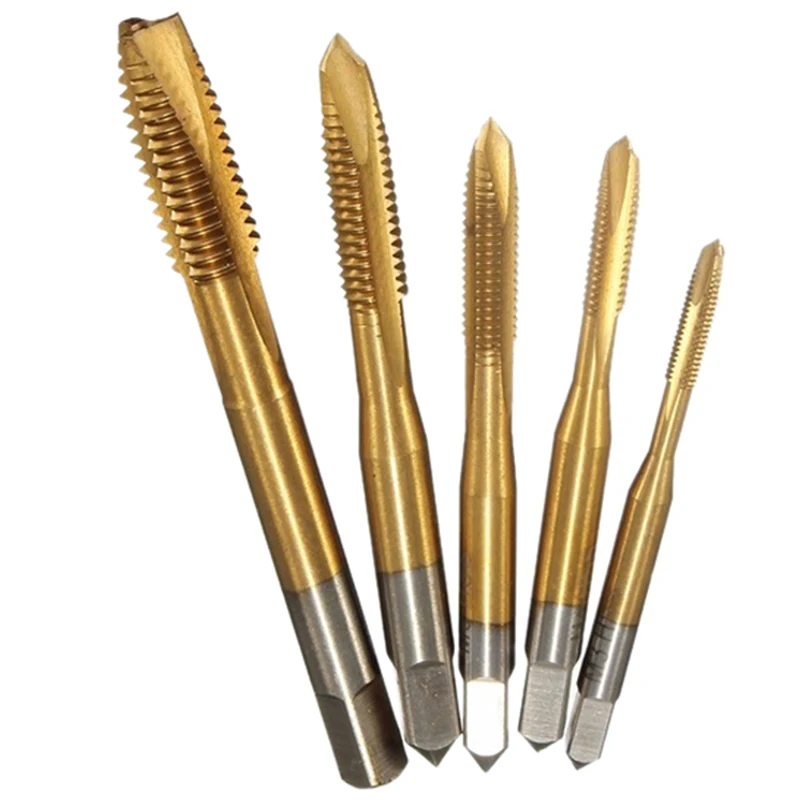 5pcs M3 M8 HSS Spiral Tap Lo tip machine tapin Tap & Die from Tools on