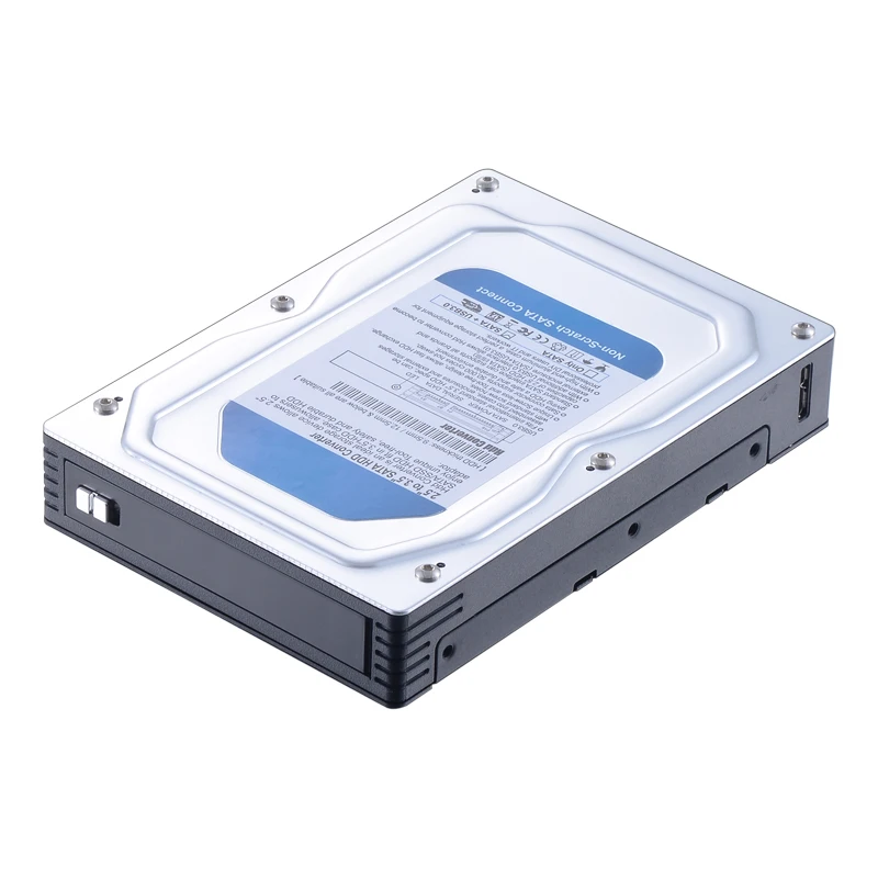 Uneatop ST5510U одиночный отсек 2 5 &quotдо 3 5&quot Алюминиевый Чехол SATA HDD корпус конвертер