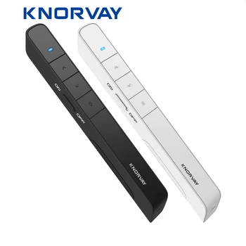 

KNORVAY Wireless Presenter Laser Pointers 2.4G RF Wireless PPT Presentation Remote Control Red Green Light Laser Pointer Pen