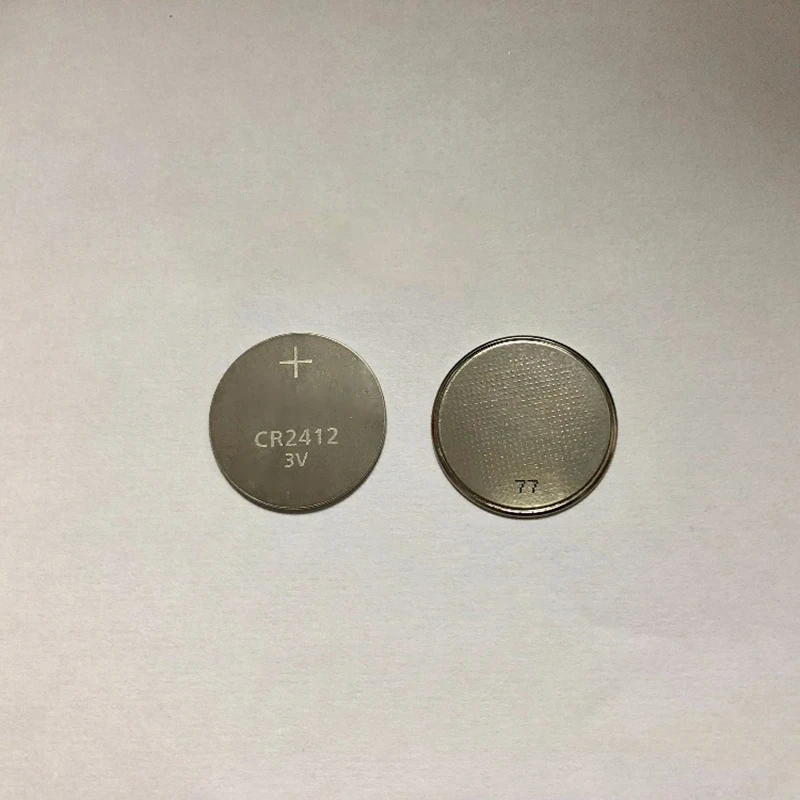 

2PCS/LOT CR2412 2412 coin cell 3V lithium battery for car key and so on / good quality