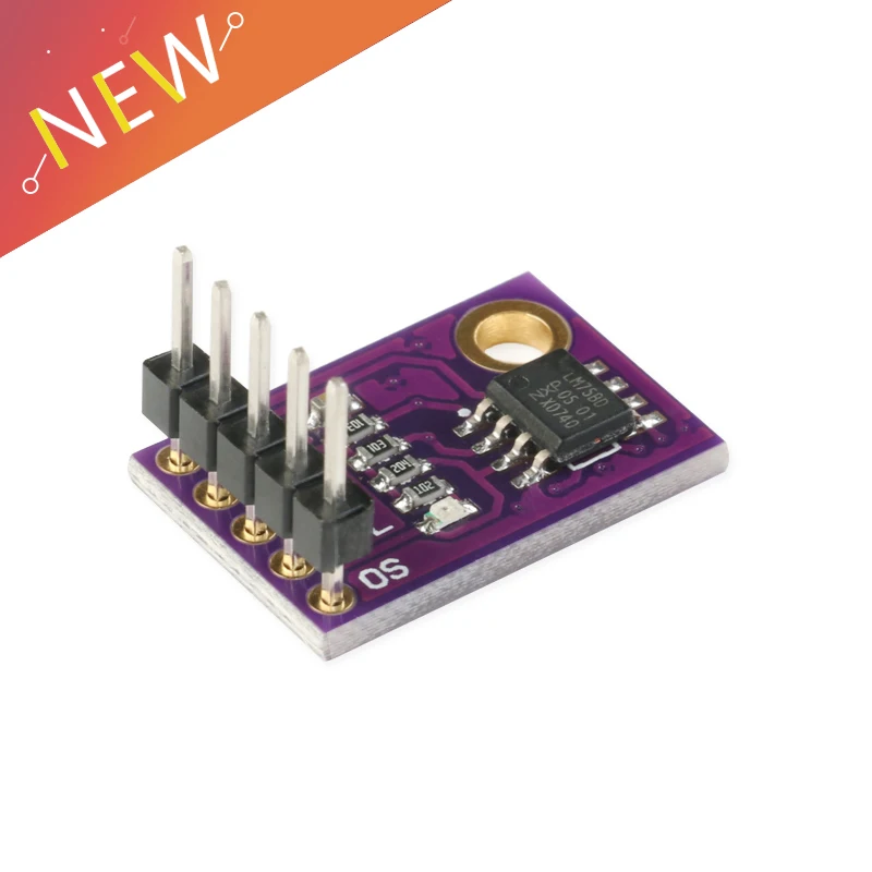 LM75 LM75AD Temperature Sensor Module High Speed I2C Interface Precision Development Board | Инструменты