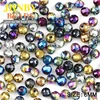 JHNBY 96 Faceted Football Austrian crystal beads 50pcs 6mm plated color Round Loose bead Jewelry bracelet accessories making DIY ► Photo 3/6