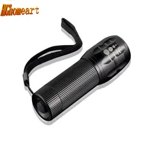 mini LED Flashlight High quality black light Torch light 2000lm Strong Lumens Zoomable Penlight Lanterna