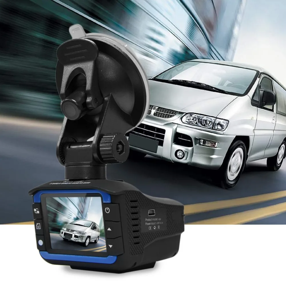 

2 in 1 Car DVR Dash Cam Video Radar Speed Detector Night Vision Radar Detection 2 Inch HD LCD Display 720P Support 32G TF