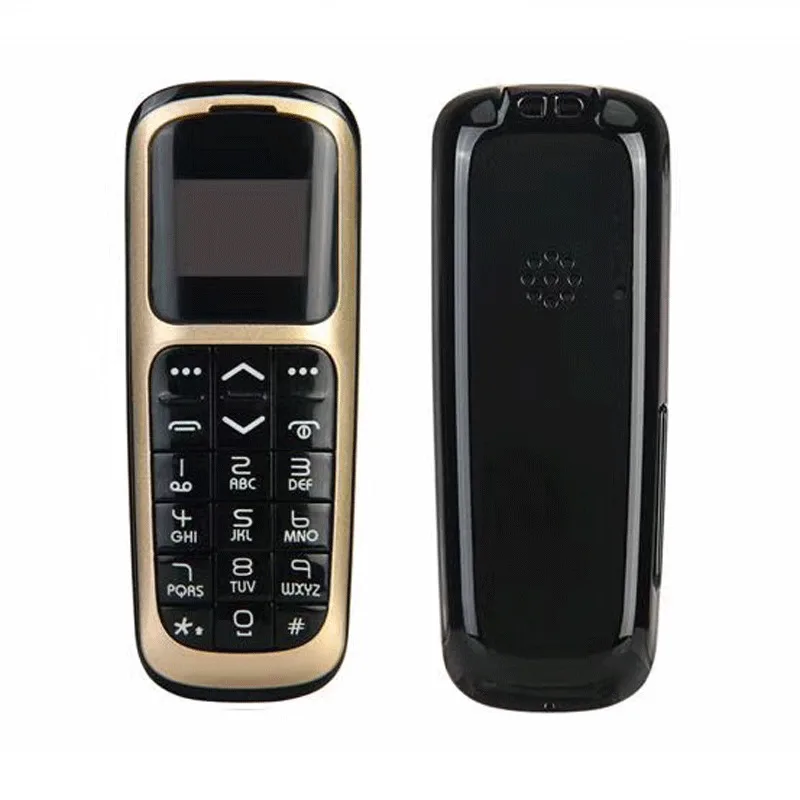 MAFAM Quad Band Bluetooth Dialer Mini teléfono móvil 0,66 pulgadas tarjeta SIM única FM Radio teléfono móvil (no es compatible con tarjeta de memoria)