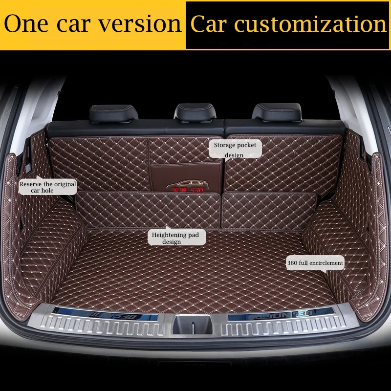 Изготовленные на заказ коврики для багажника автомобиля моделей Ford Focus ⅱC MAX 5 fusion