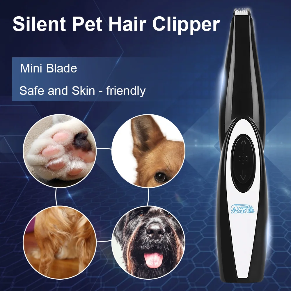 Rechargeable Low noise Pet Hair Clipper Remover Cutter Dog Grooming Cat